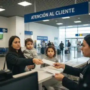 Panel de salidas con vuelos cancelados de easyJet por huelga
